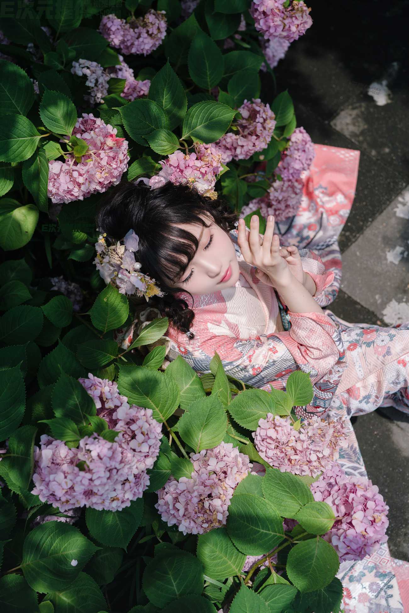 花柒Hana &#8211; 绣球花和服[18P]第3张