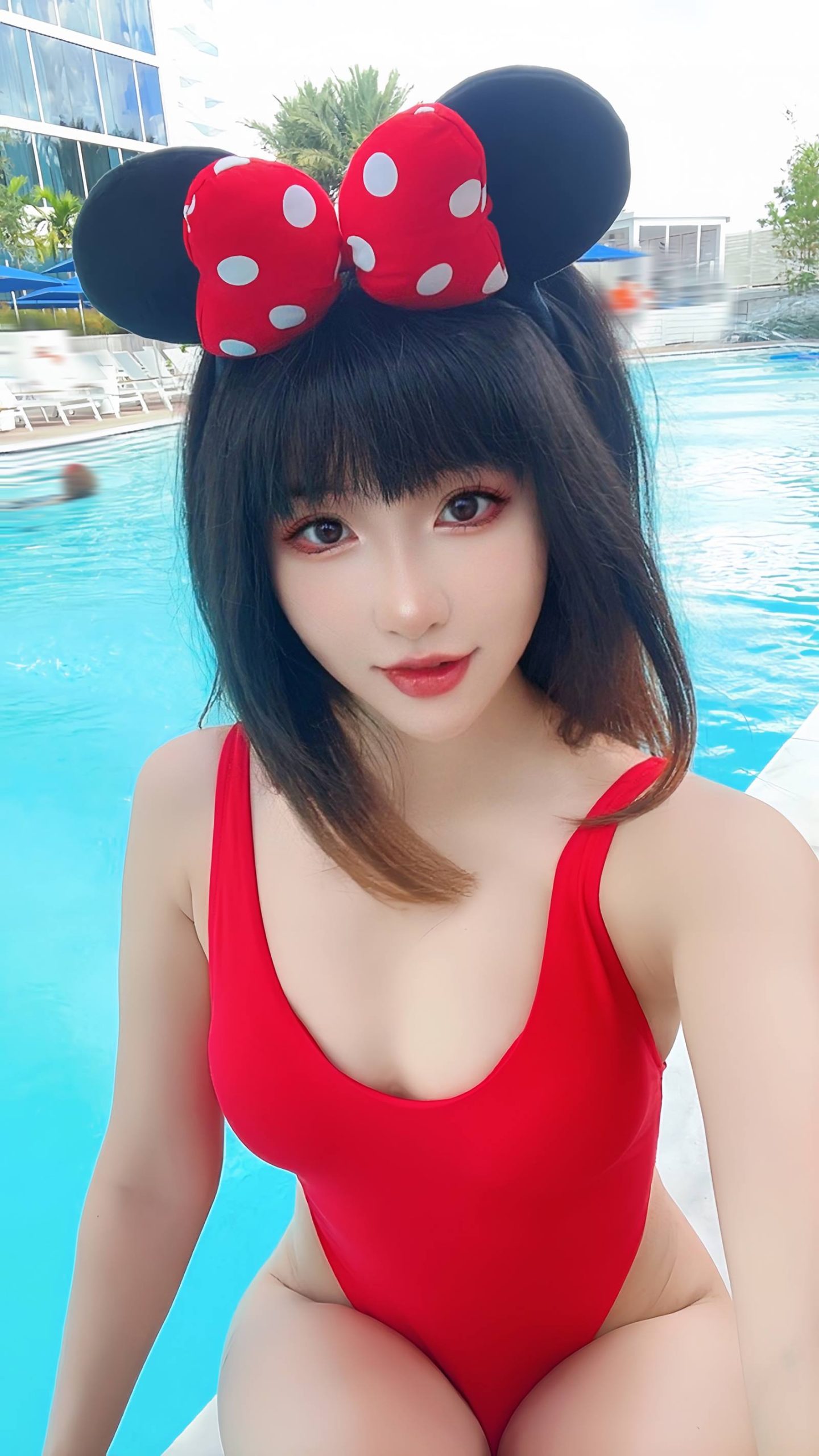 MisswarmJ  Disney Red Bikini 18[8P]第1张